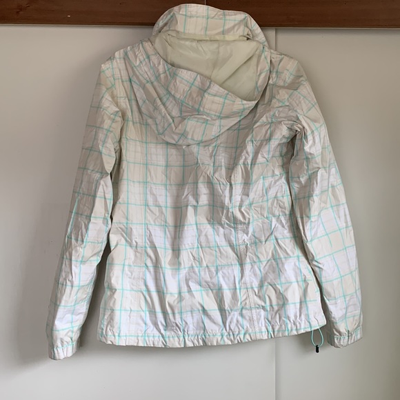 The North Face Plaid Wind Breaker with Hood Size Medium - Picture 5 of 6